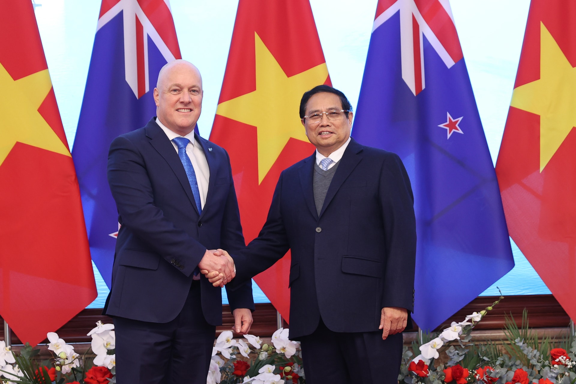 thu tuong pham minh chinh chu tri le don thu tuong new zealand christopher luxon tham chinh thuc viet nam hinh 6
