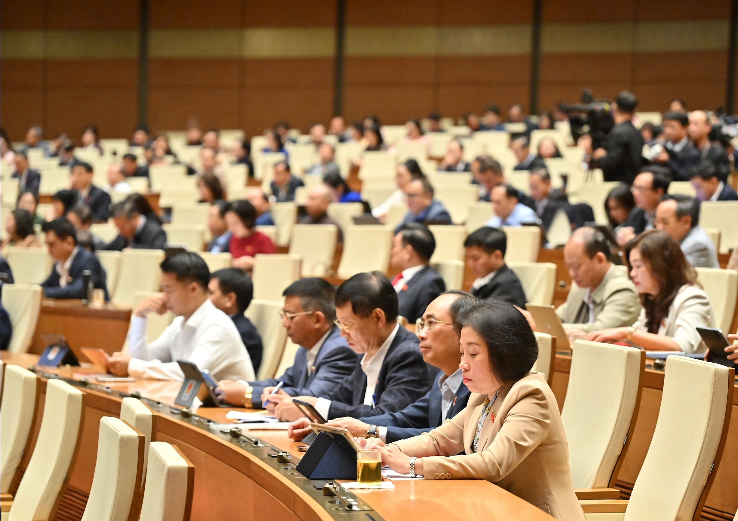 Các đại biểu tại phiên họp