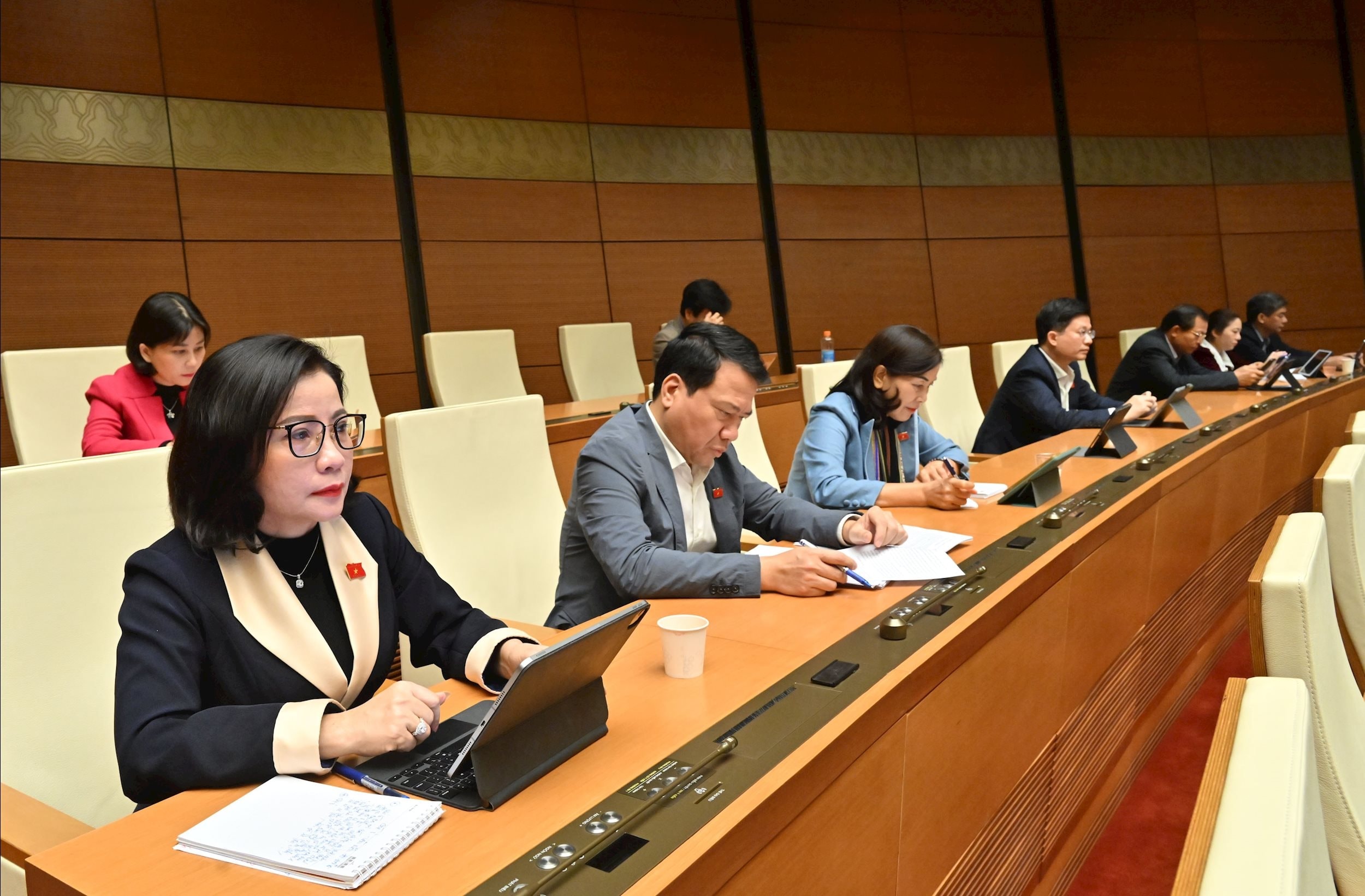 Các đại biểu tại phiên họp