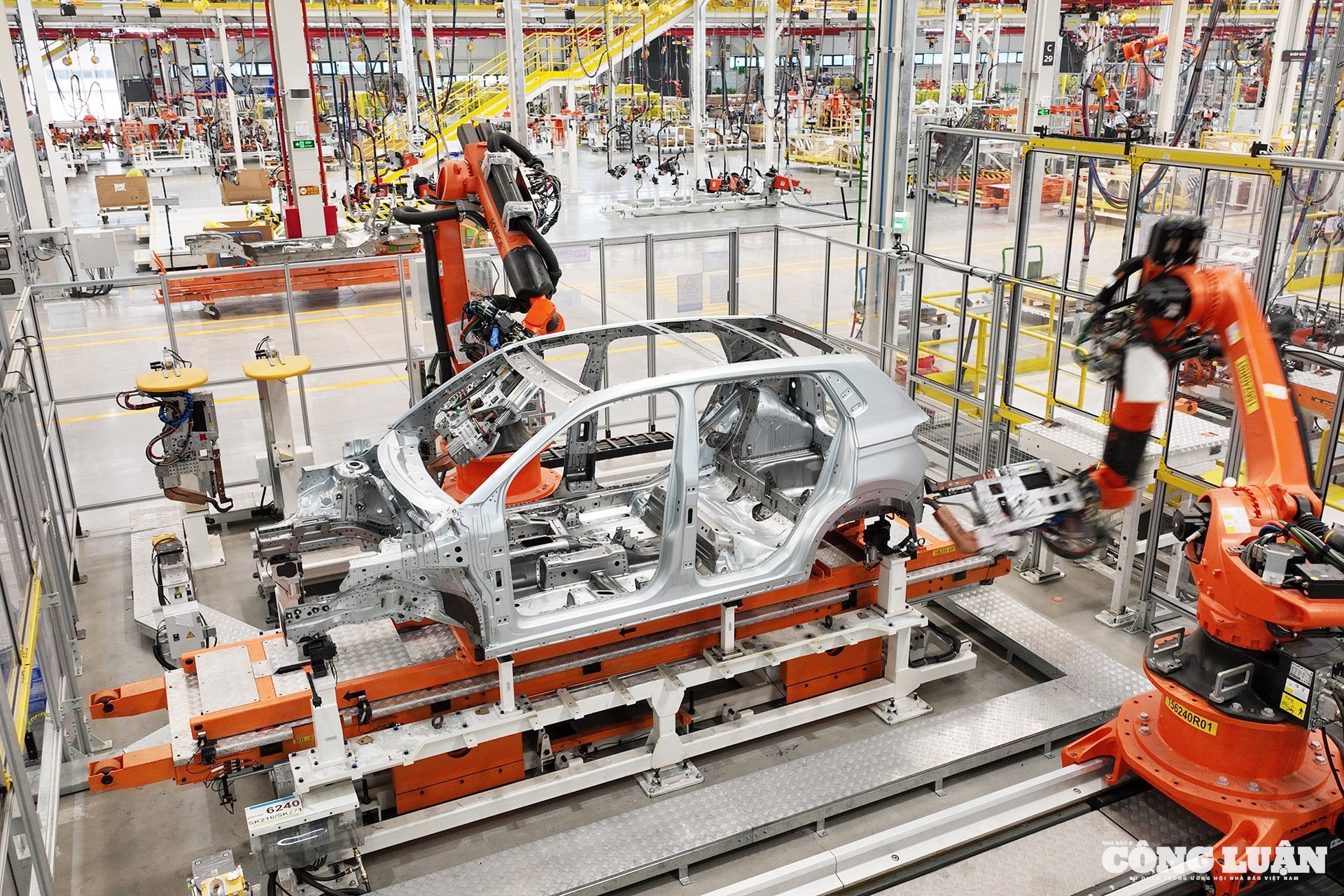 Xưởng hàn tại nhà máy ô tô Skoda Quảng Ninh vừa chính thức khánh thành cuối tháng 3/2025.
