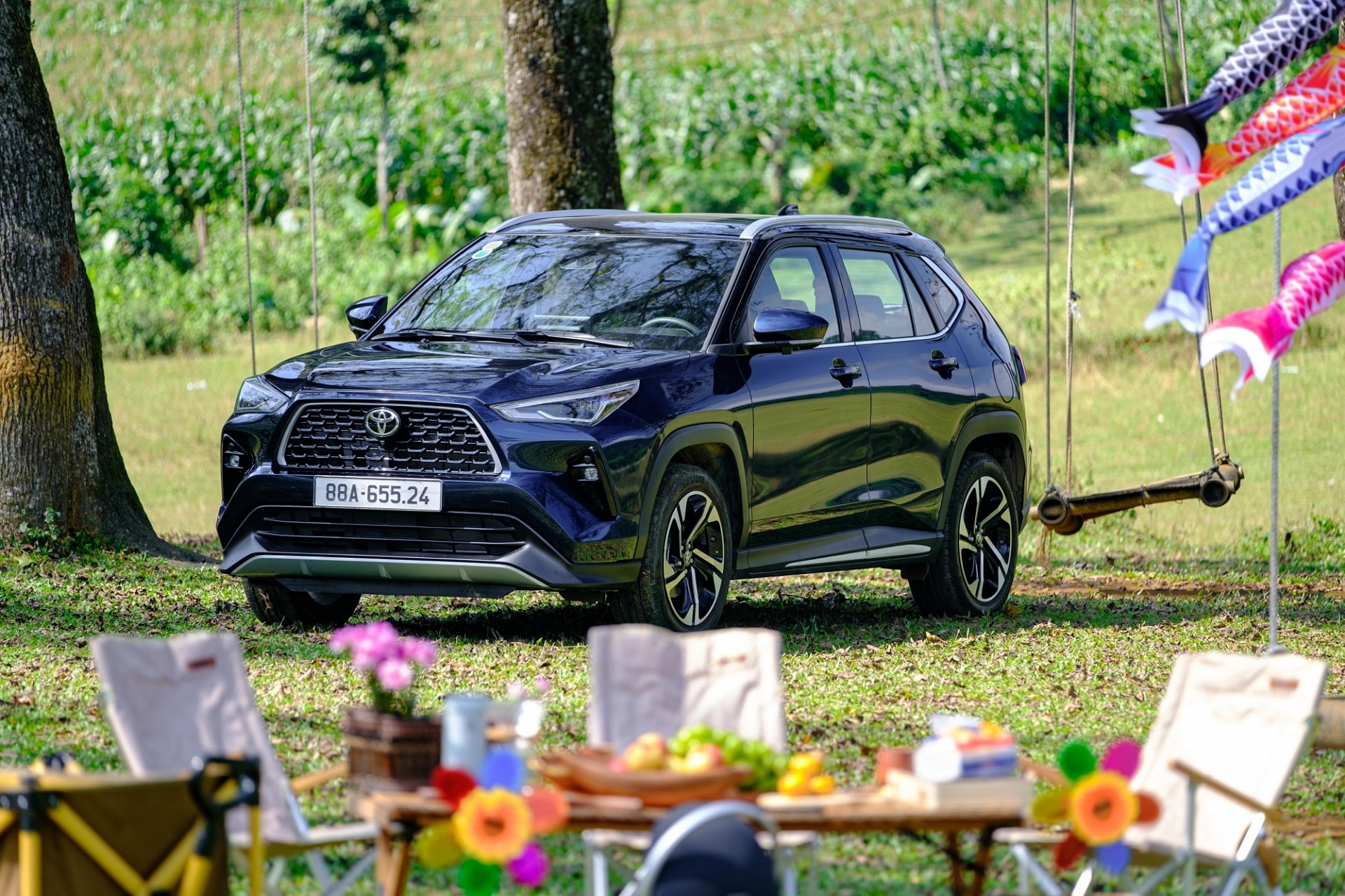 Yaris Cross là mẫu xe Toyota duy nhất vượt ngưỡng sản lượng bán hàng 1.000 chiếc trong tháng 4/2025 - Ảnh: TMV