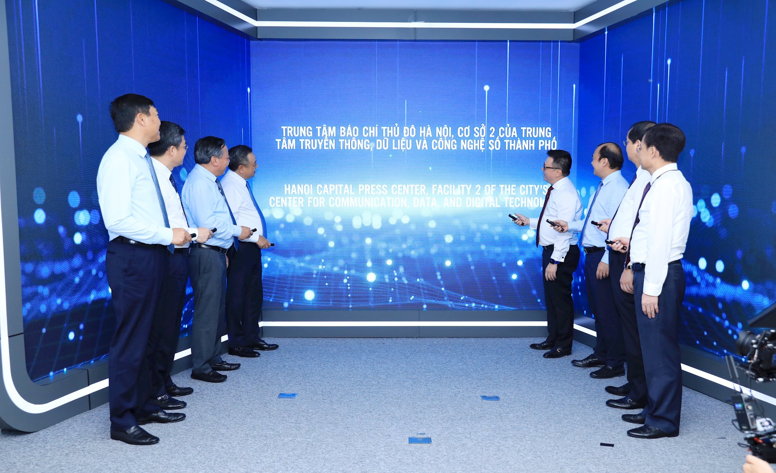 UBND TP Hà Nội chính thức khai trương Trung tâm Báo chí Thủ đô Hà Nội.