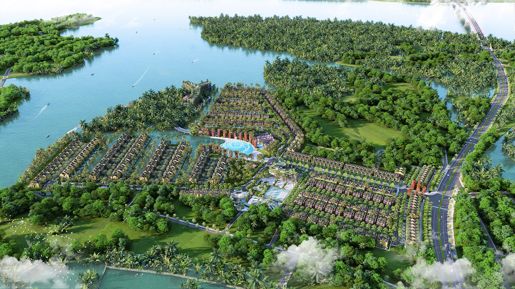Phối cảnh dự án Casamia Balanca Hoi An