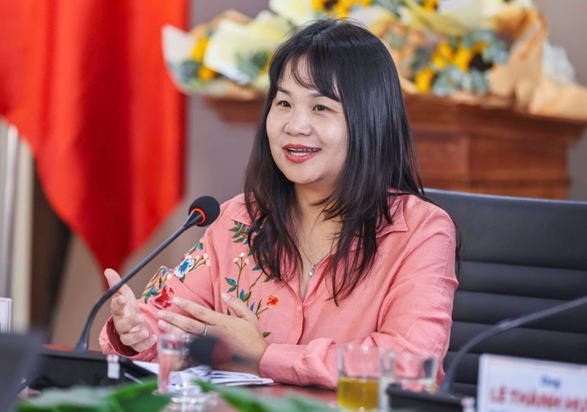 Bà Nguyễn Quỳnh Liên - Trưởng Ban Dân chủ, giám sát và phản biện xã hội, Ủy ban Trung ương Mặt trận Tổ quốc Việt Nam. Ảnh.TL.