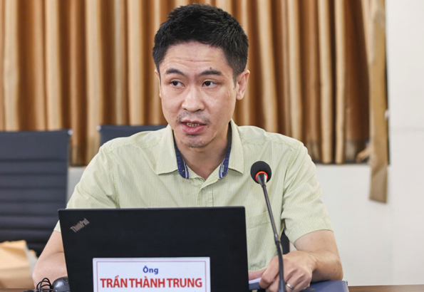 Ông Trần Thành Trung - đại diện Phòng Công nghiệp tiêu dùng, thực phẩm, Cục Công nghiệp, Bộ Công Thương. Ảnh.TL.