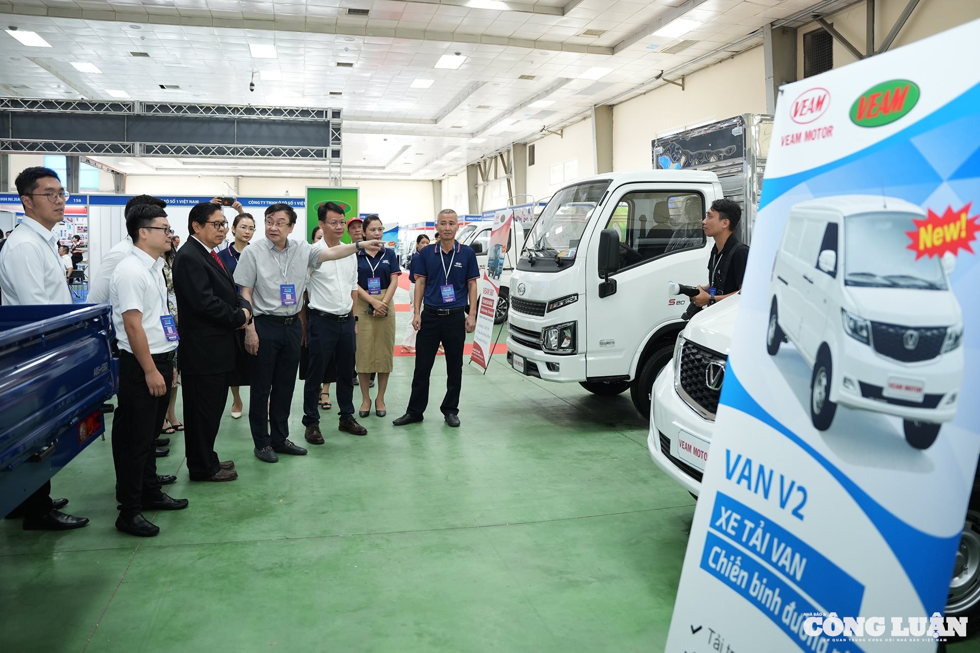 Gian hàng của Tổng công ty Máy động lực và Máy nông nghiệp Việt Nam tại triển lãm Vietnam AutoExpo 2025.