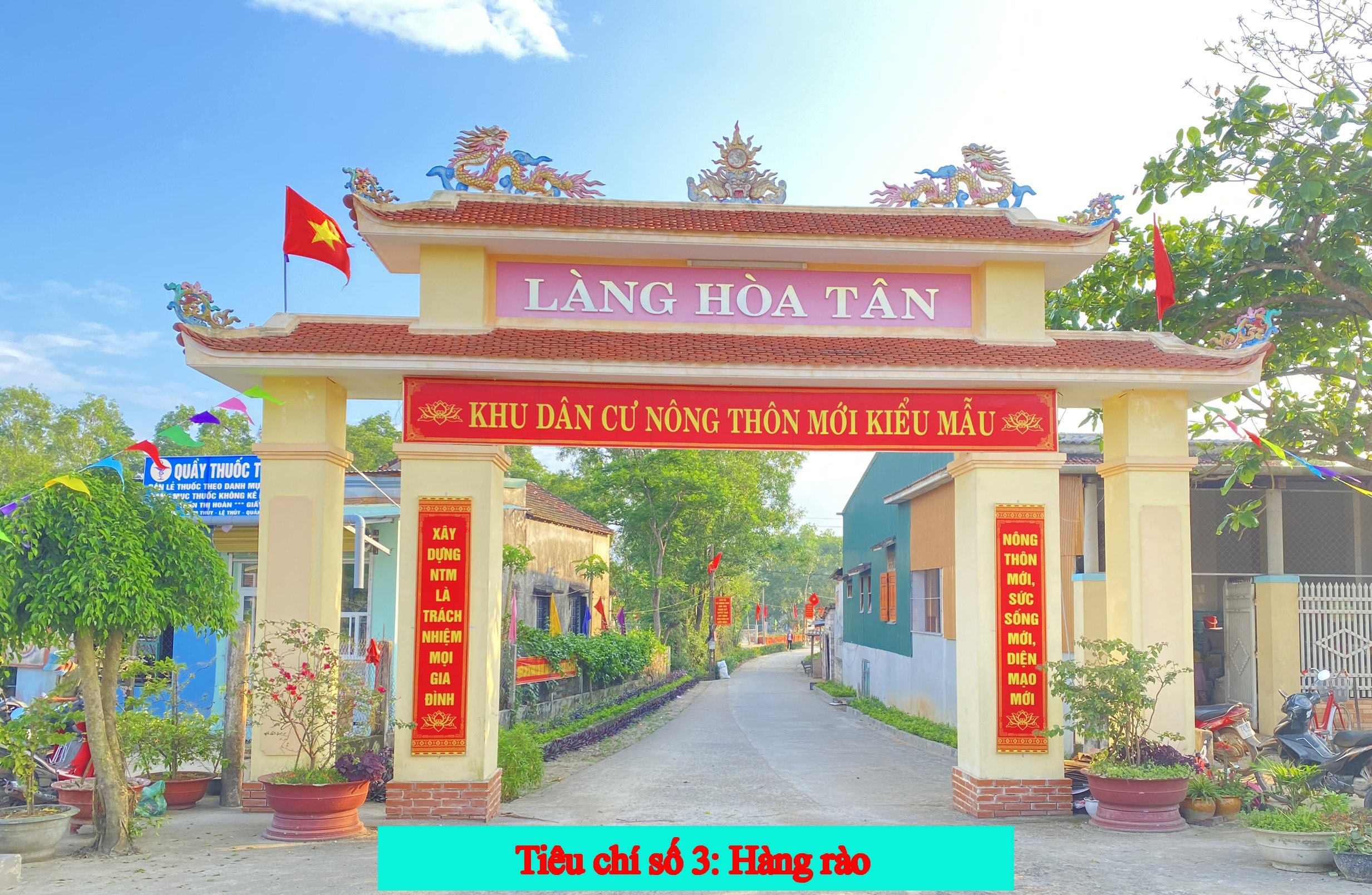 KDC HOÀ TÂN - XÃ CAM THUỶ - CỔNG LÀNG