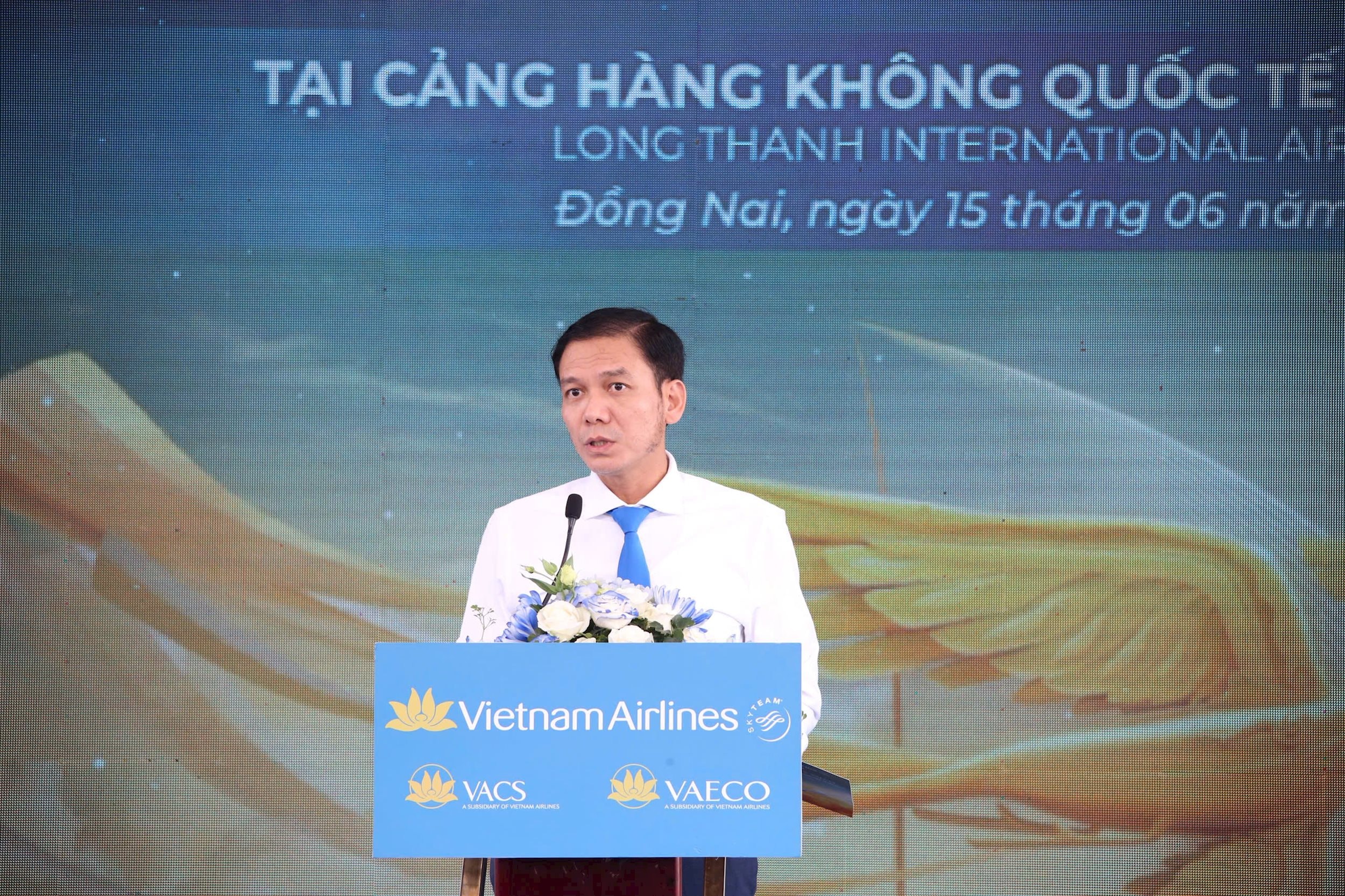 4. TGĐ Công ty VACS Hoàng Xuân Hiệp phát biểu khởi công dự án
