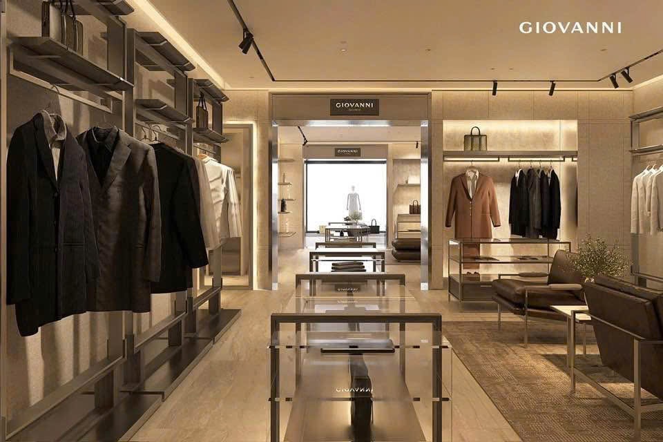 Các cửa hàng của Giovanni lúc nào cũng toát lên vẻ sang trọng