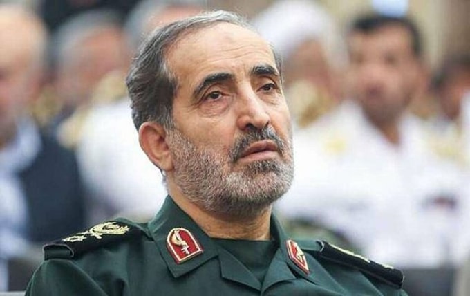 Thiếu tướng Ali Shadmani, lãnh đạo Bộ tư lệnh Trung tâm Khatam al-Anbiya của Iran. Ảnh: X/Khamenei.ir