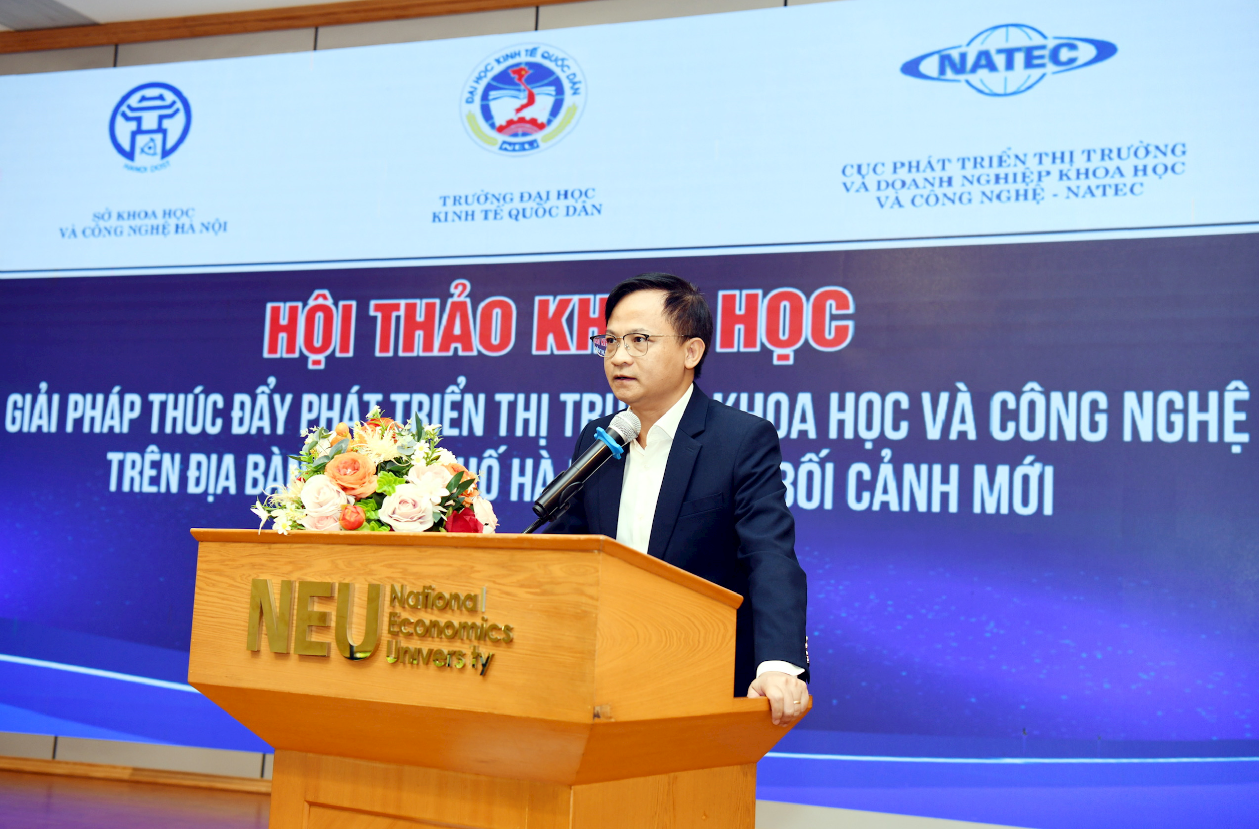 Ông Phạm Đức Nghiệm, Phó Cục trưởng Cục Khởi nghiệp và doanh nghiệp khoa học công nghệ (Bộ Khoa học và Công nghệ).Ảnh.TL 1