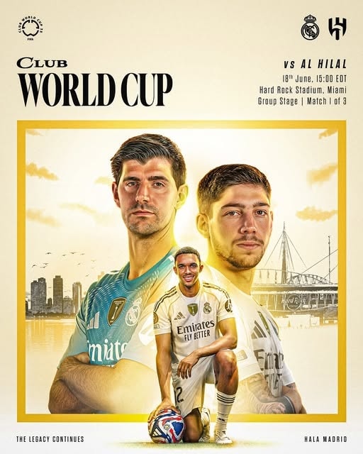 Real Madrid sẽ ra quân tại CWC trong trận gặp Al Hilal lúc 02h00 rạng sáng mai