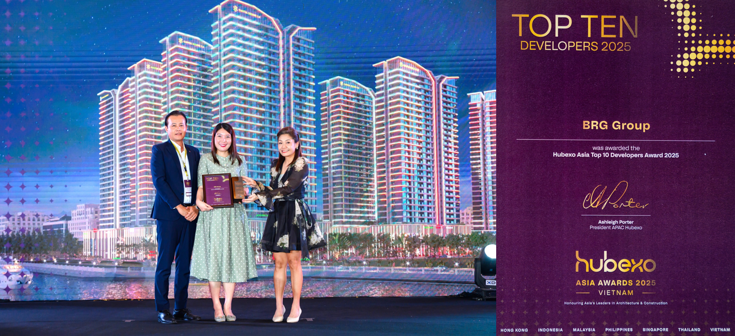 Tập đoàn BRG - “Top 10 Nhà phát triển bất động sản hàng đầu 2025”