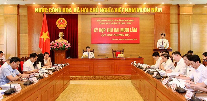 Vĩnh Phúc:Kỳ họp Hội đồng nhân dân khoá XVII thông qua nhiều nghị quyết quan trọng