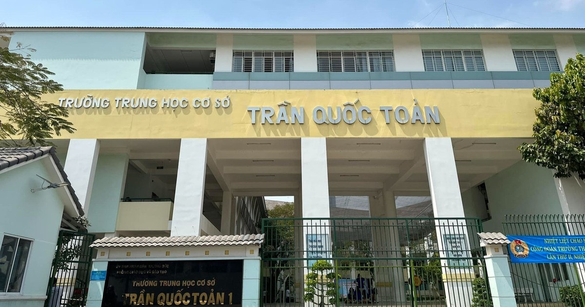 Thông tin Trường THCS Trần Quốc Toản 1 (TP Thủ Đức) dừng tổ chức bài ...