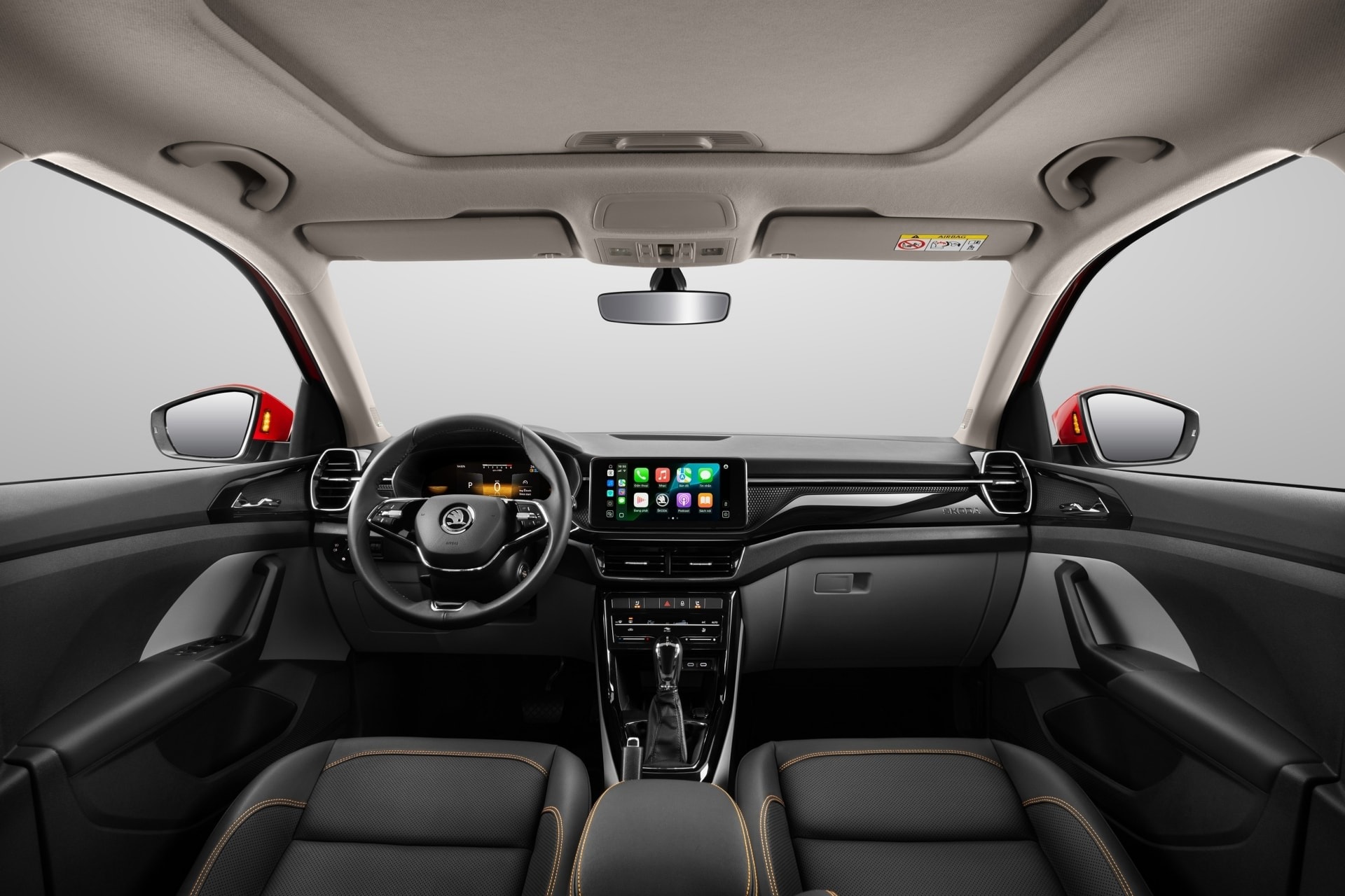 Skoda Kushaq sở hữu nhiều trang bị công nghệ bậc nhất phân khúc hiện nay.