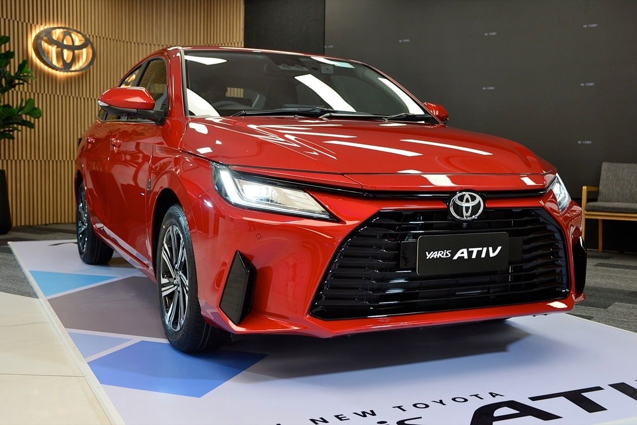 Mẫu xe Toyota Ativ 2025 tại thị trường Thái Lan - Ảnh: Thairath