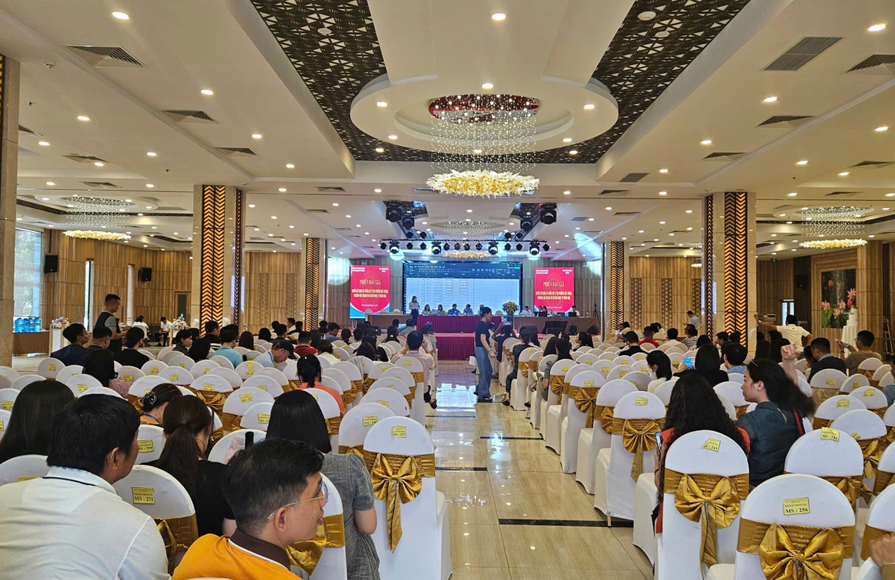 Đồng Hới từng phải dừng hoạt động đấu giá đất do giá trúng cao bất thường (Ảnh minh họa)