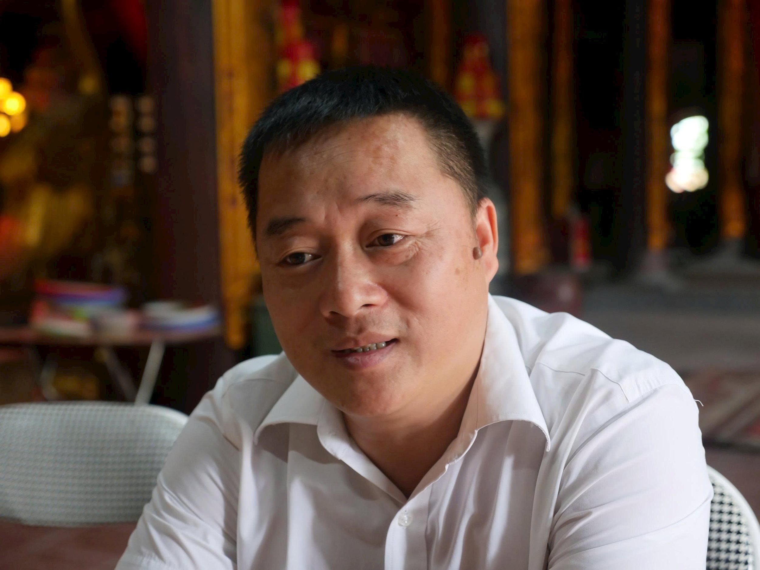 Ông Phùng Văn Vinh – Trưởng thôn Minh Khai