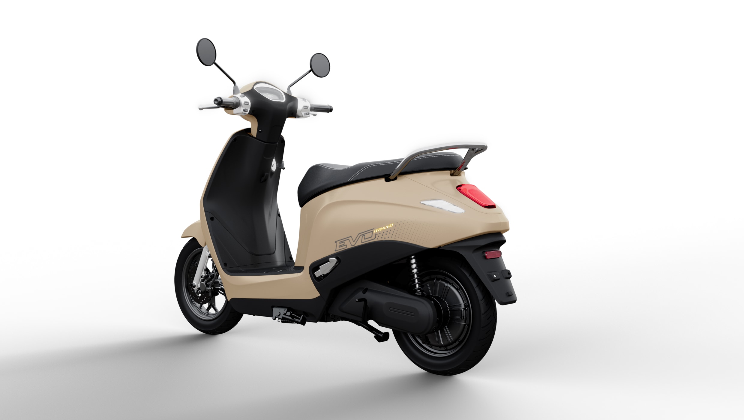 VinFast Evo Grand màu vàng cát thời trang.