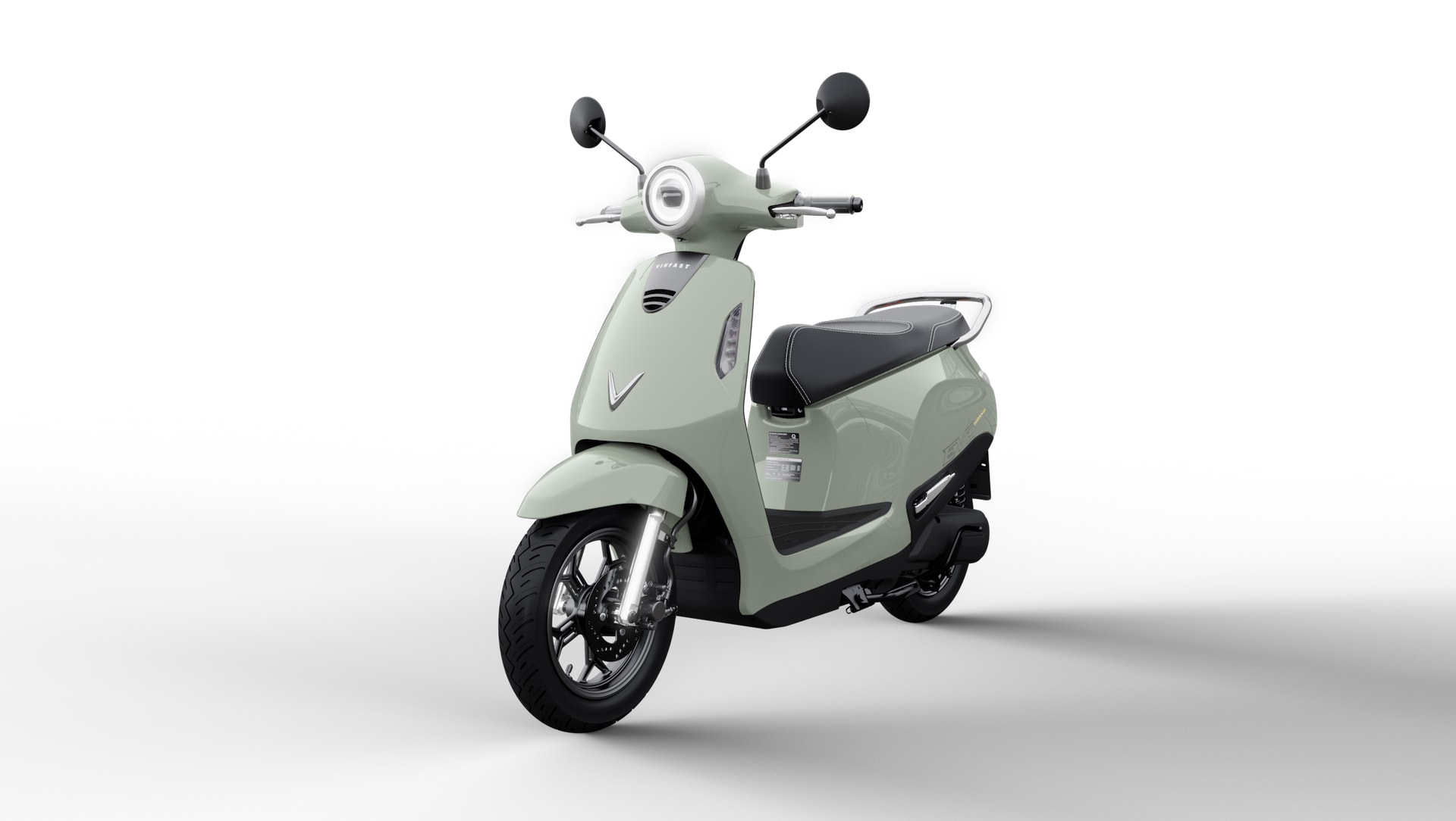 VinFast Evo Grand màu mới xanh Oliu.