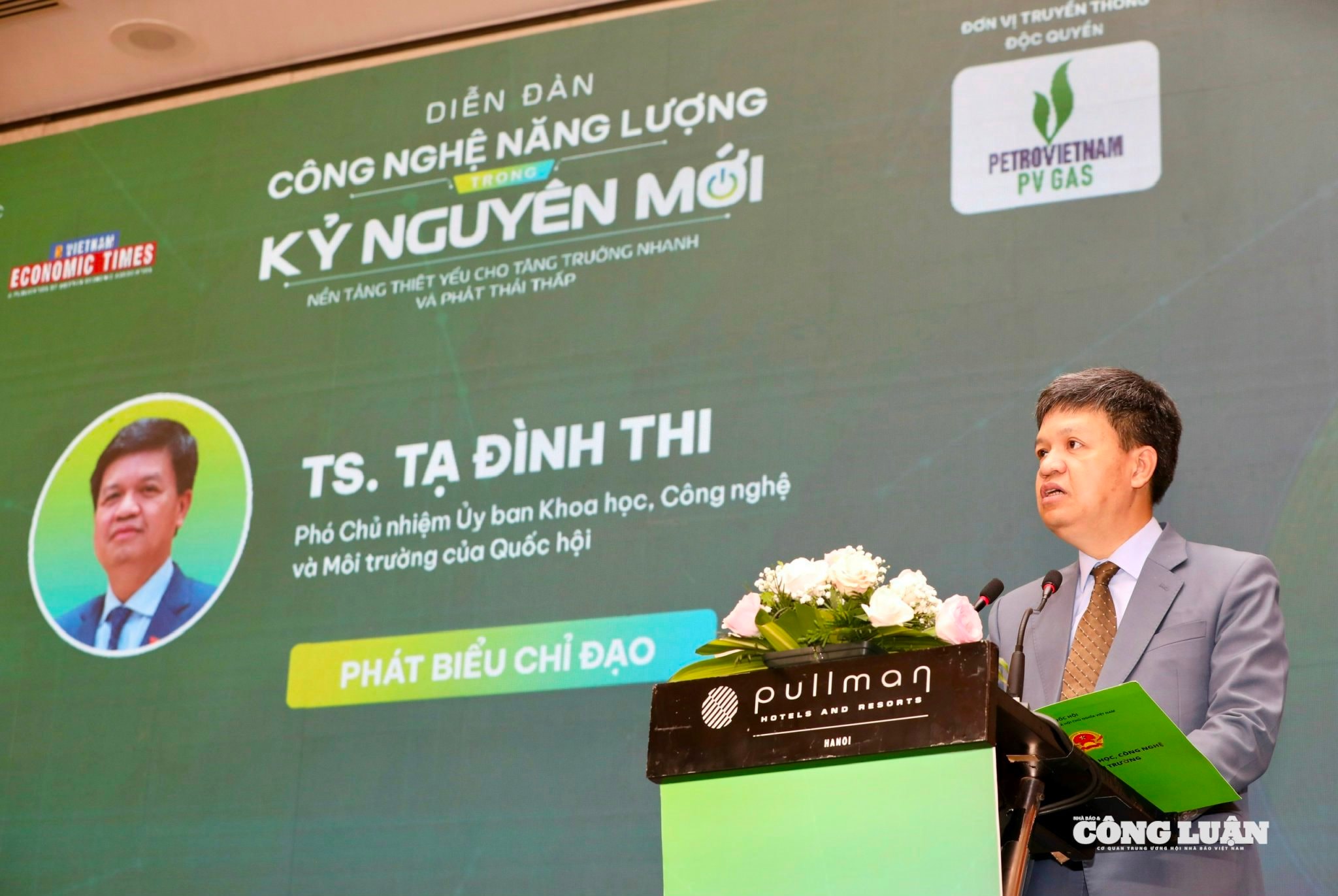 Ông Tạ Đình Thi, Phó Chủ nhiệm Ủy ban Khoa học Công nghệ và Môi trường của Quốc hội.