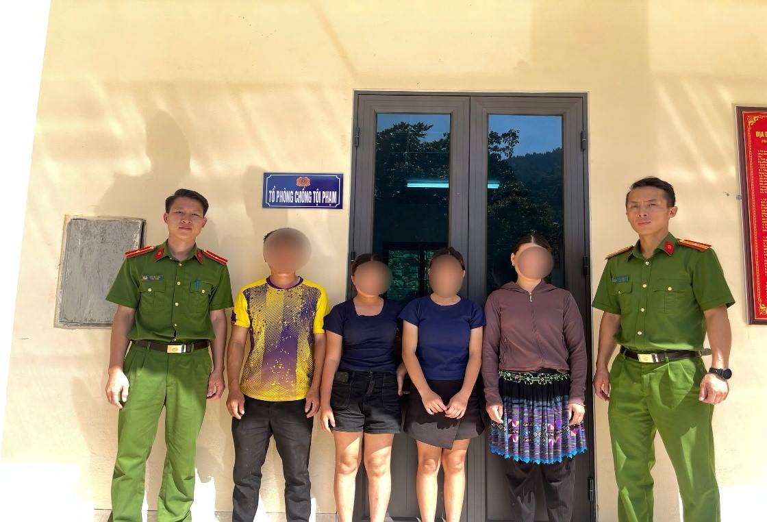 Công an xã Bắc Hà Phối hợp ngăn chặn 02 học sinh bỏ học đi làm thuê