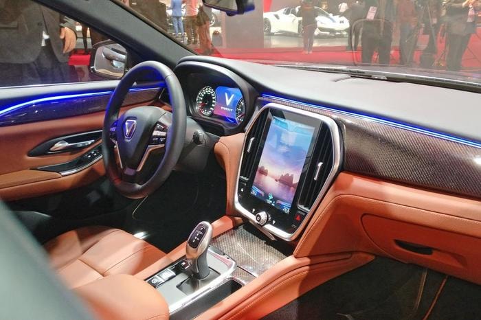 Nội thất xe VinFast: Long lanh như xe nhập