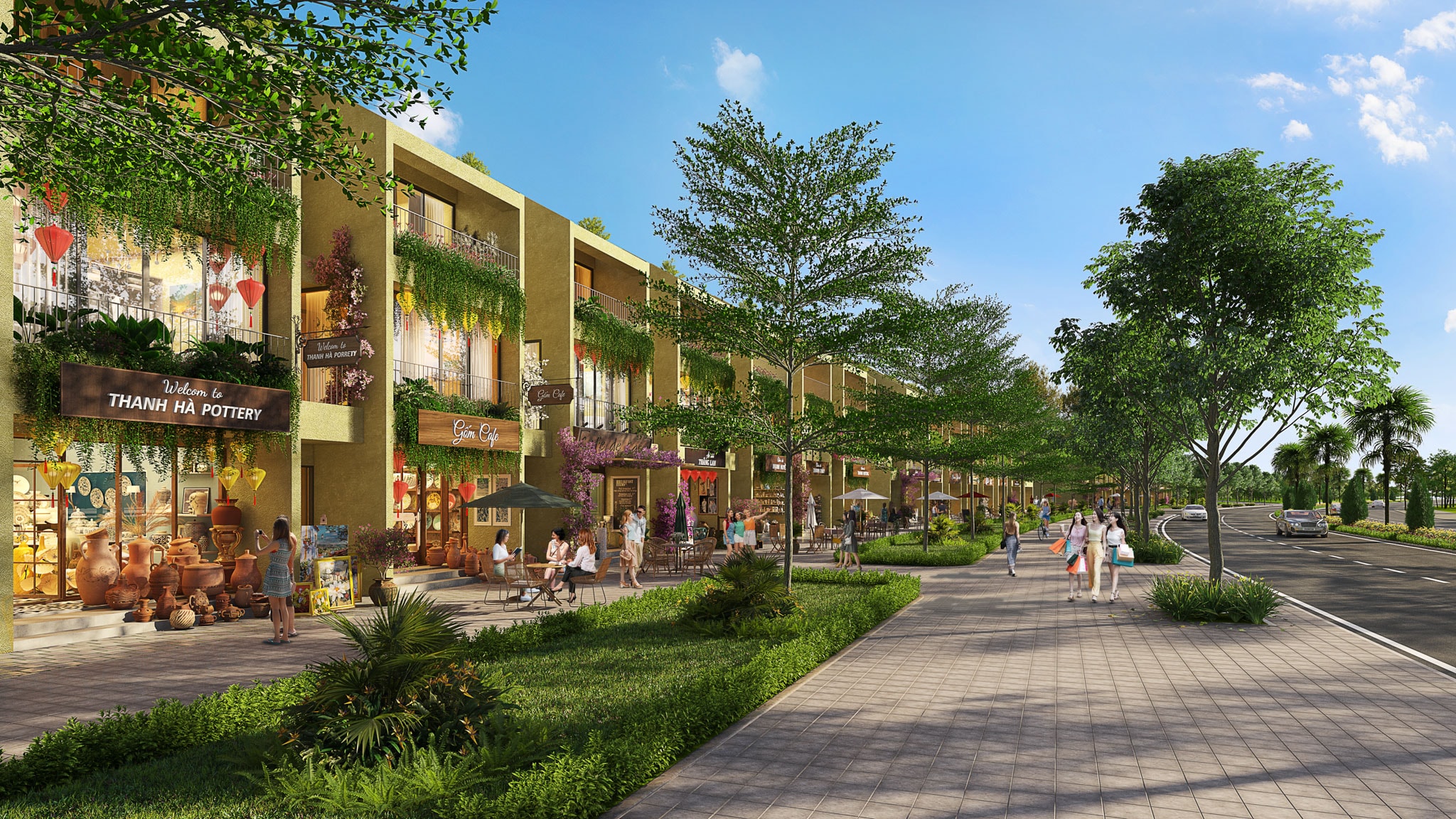 Phối cảnh Park Home tại khu đô thị Casamia Balanca Hoi An
