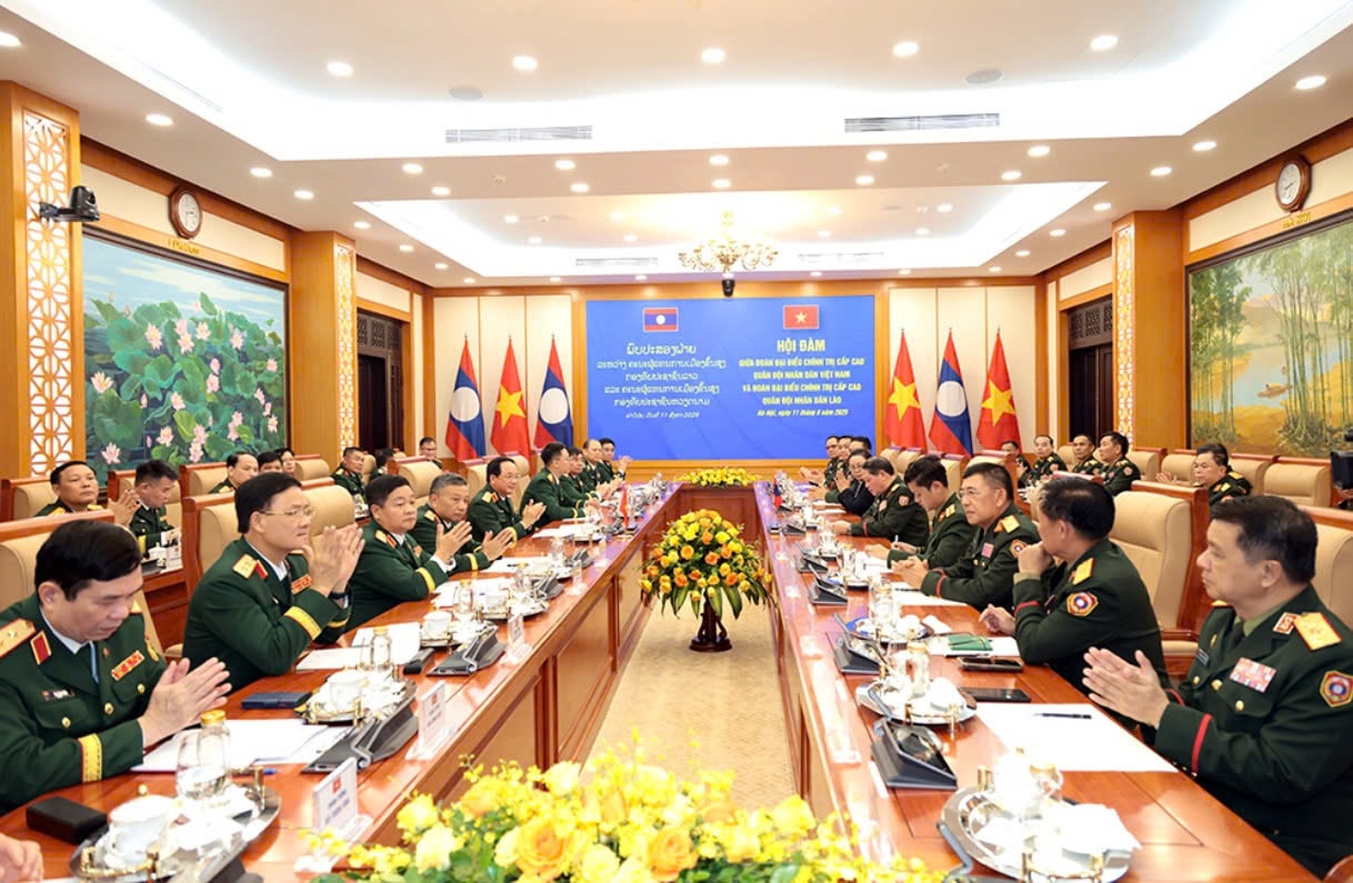 Quang cảnh hội đàm.