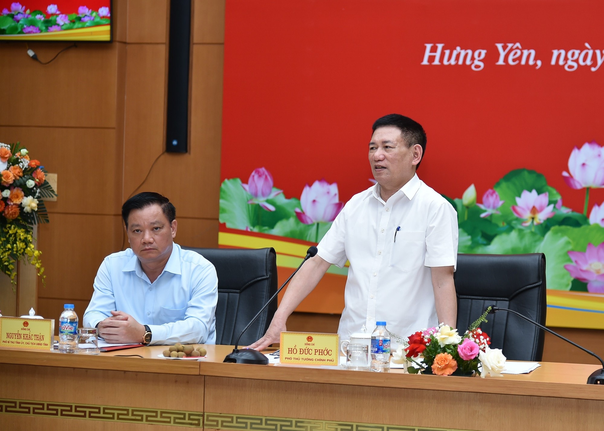 Phó Thủ tướng Hồ Đức Phớc làm việc với tỉnh Hưng Yên- Ảnh 4.