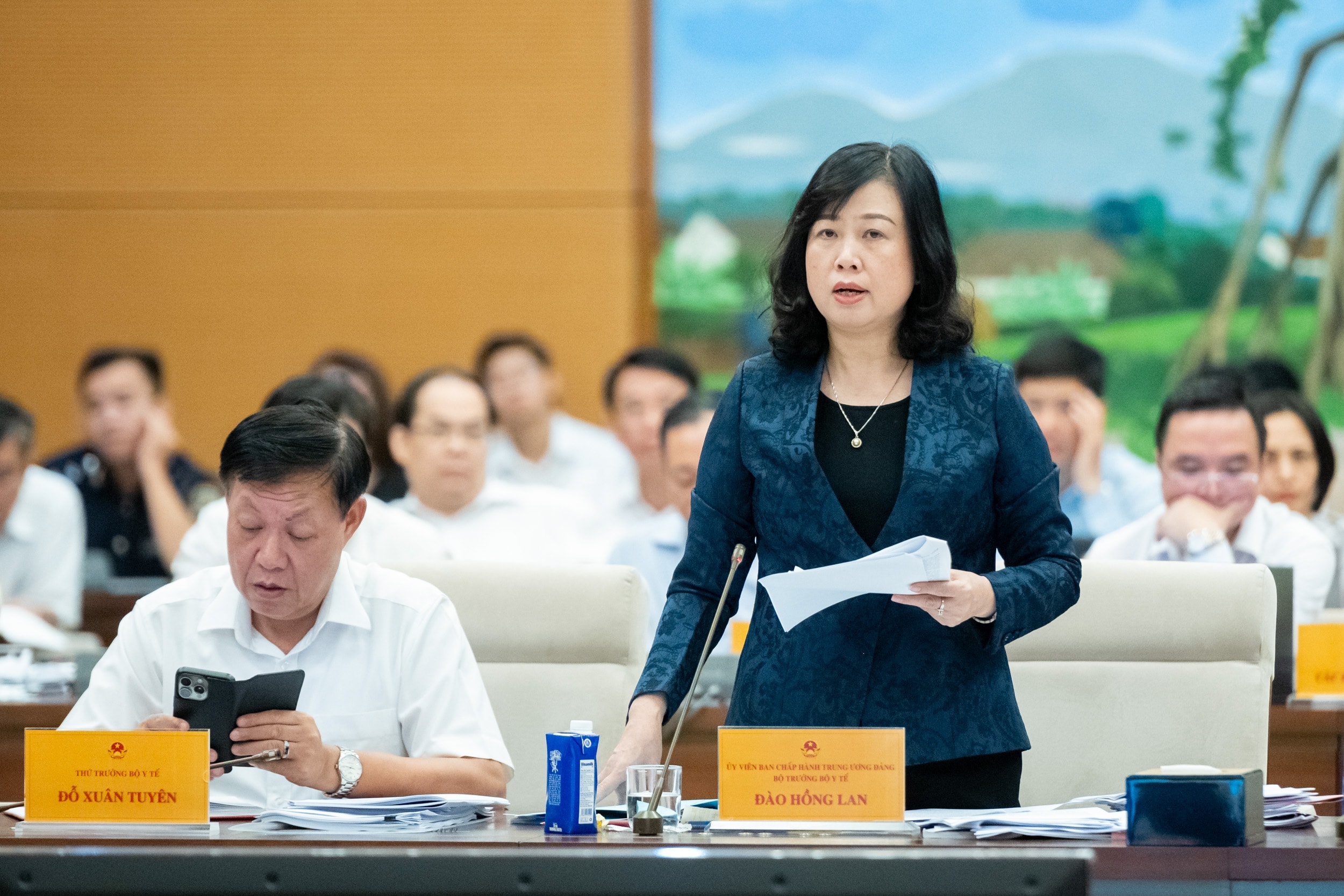 Z72_1316 - Bộ trưởng Bộ Y tế Đào Hồng Lan