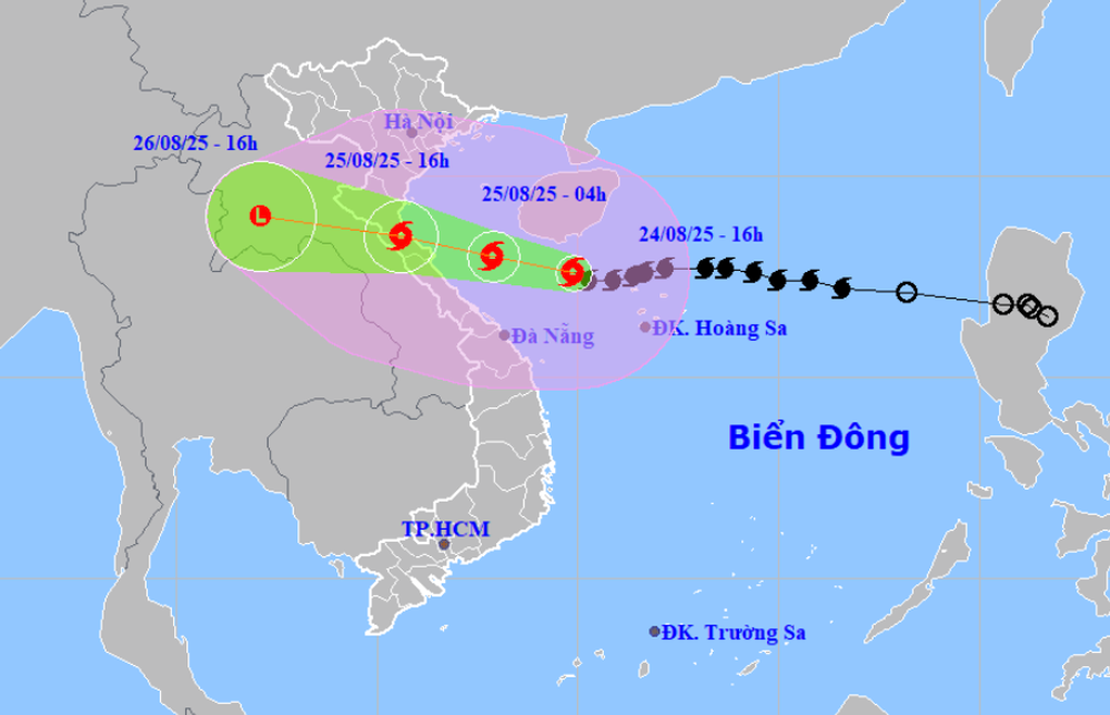 Bão Kajiki mạnh lên cấp 14, giật cấp 17, mức rất mạnh - 1