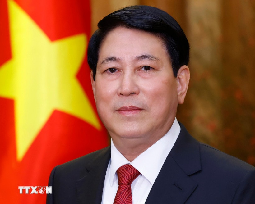Chủ tịch nước Lương Cường. (Ảnh: Lâm Khánh/TTXVN)