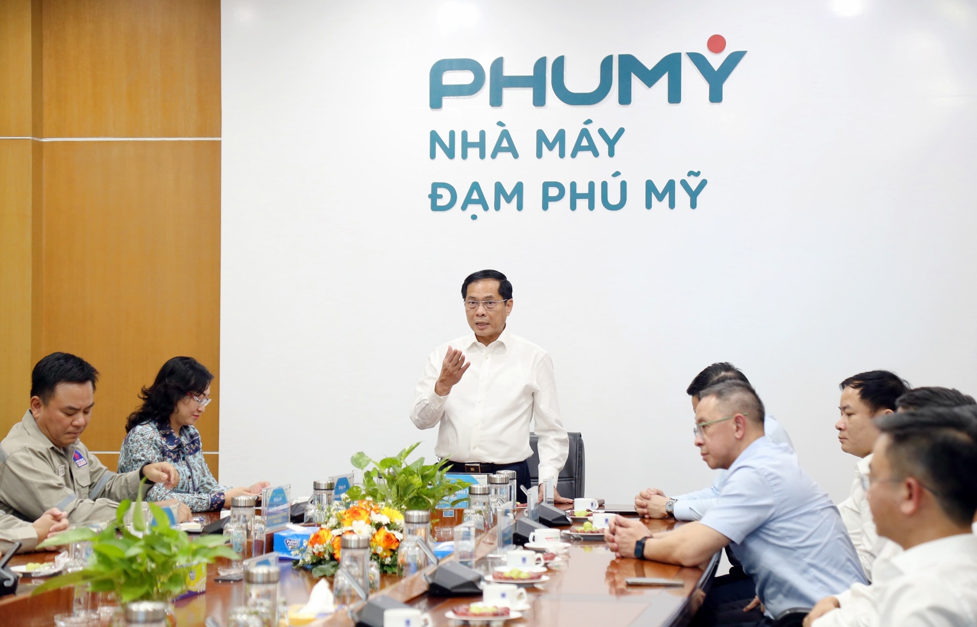Phó thủ tướng Bùi Thanh Sơn thăm nhà máy Đạm Phú Mỹ (1)