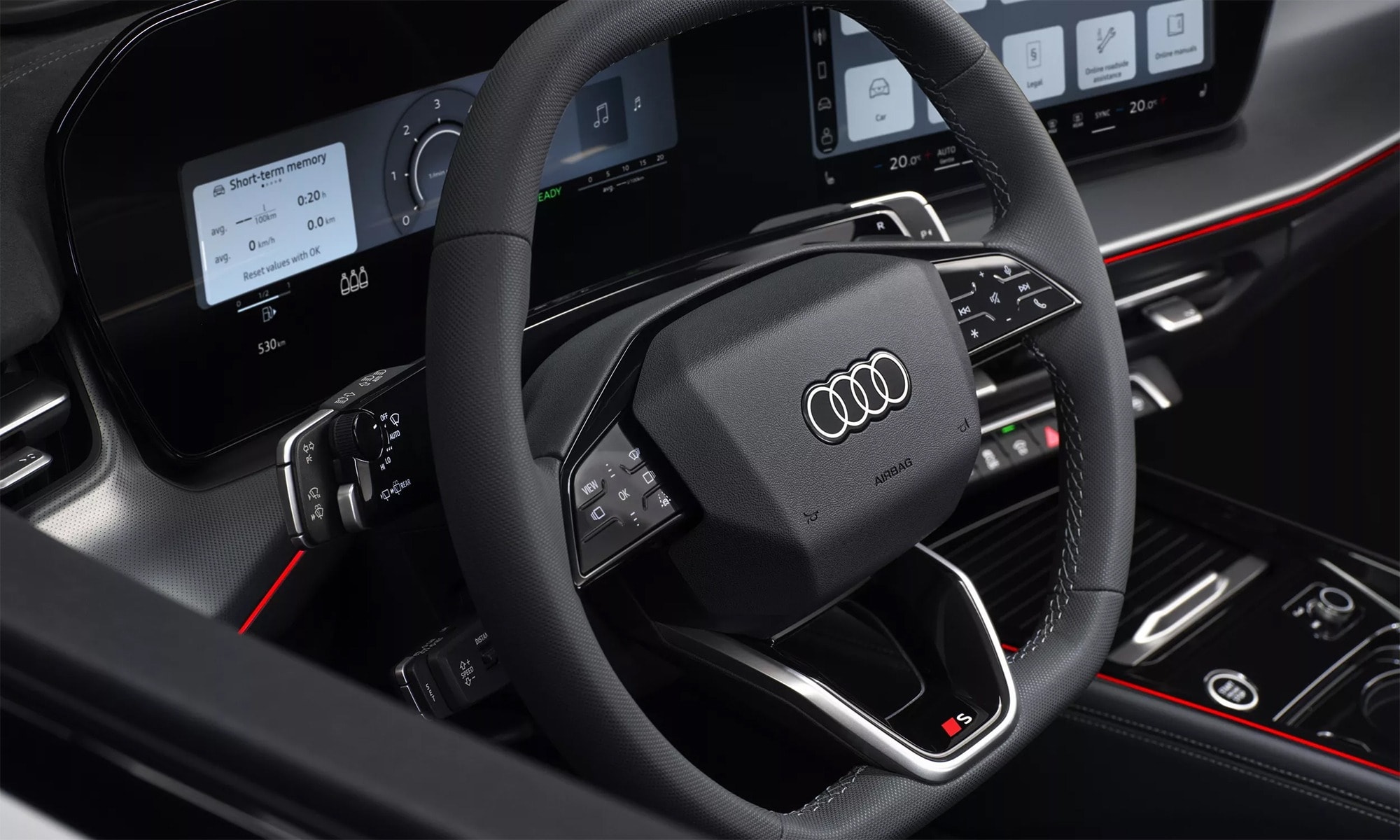 Thiết kế vô-lăng Audi Q3 Sportback 2026 - Ảnh: Audi