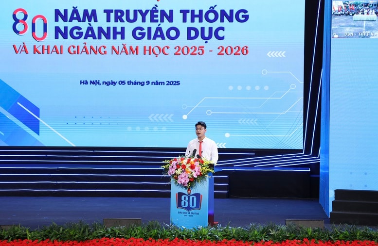 TRỰC TIẾP: Lễ khai giảng đặc biệt của 1,7 triệu thầy, cô và gần 30 triệu học sinh, sinh viên- Ảnh 11.