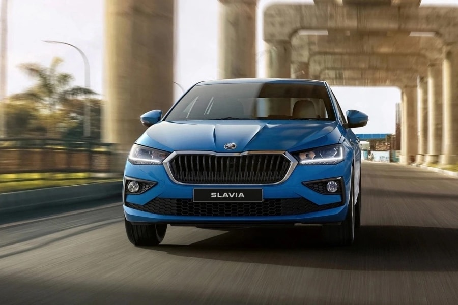 Skoda Slavia đã được đại lý nhận cọc từ tháng 4 song dự kiến đến tháng 9 mới chính thức ra mắt thị trường - Ảnh: Skoda