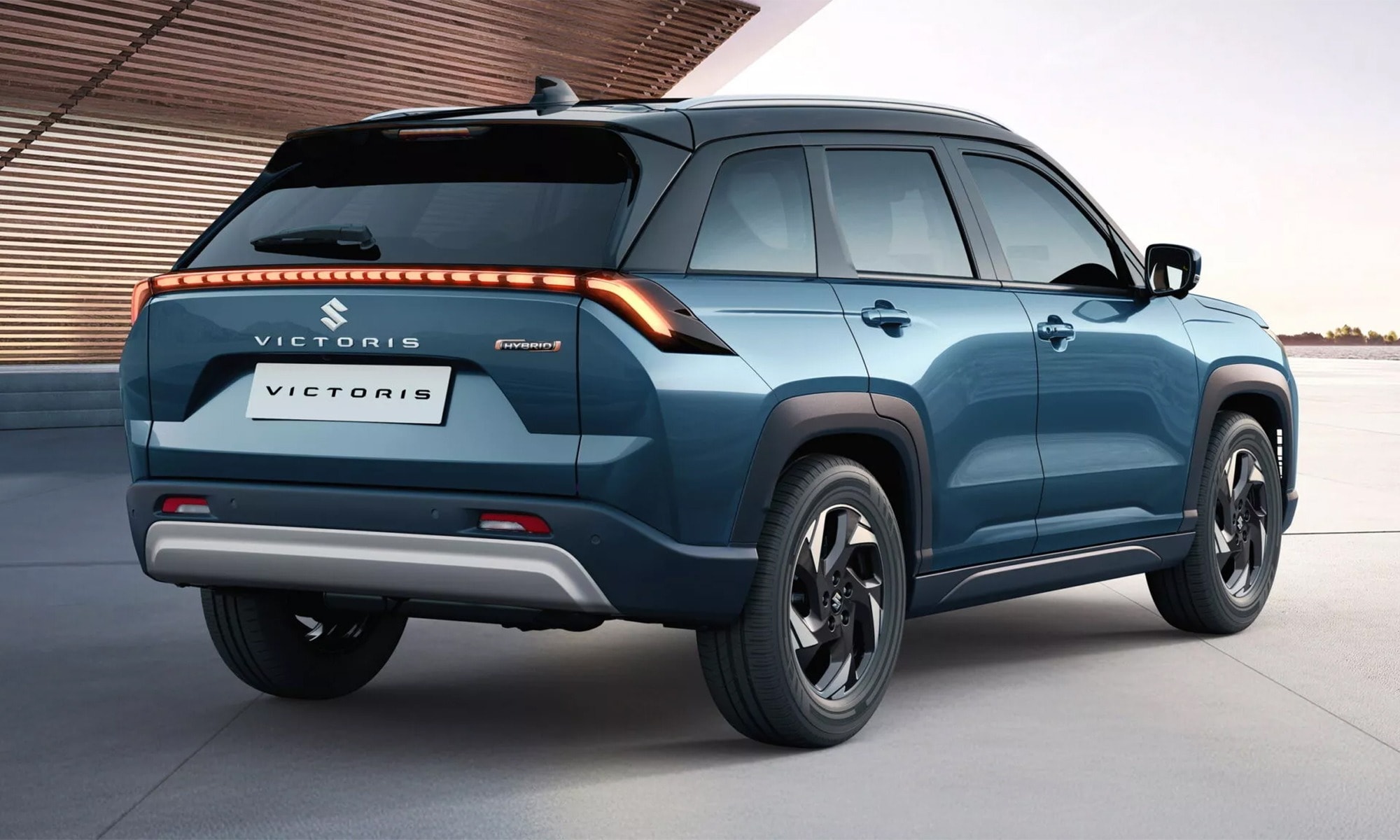 Xe có nhiều nét thiết kế tương đồng với biến thể thuần điện e Vitara - Ảnh: Suzuki