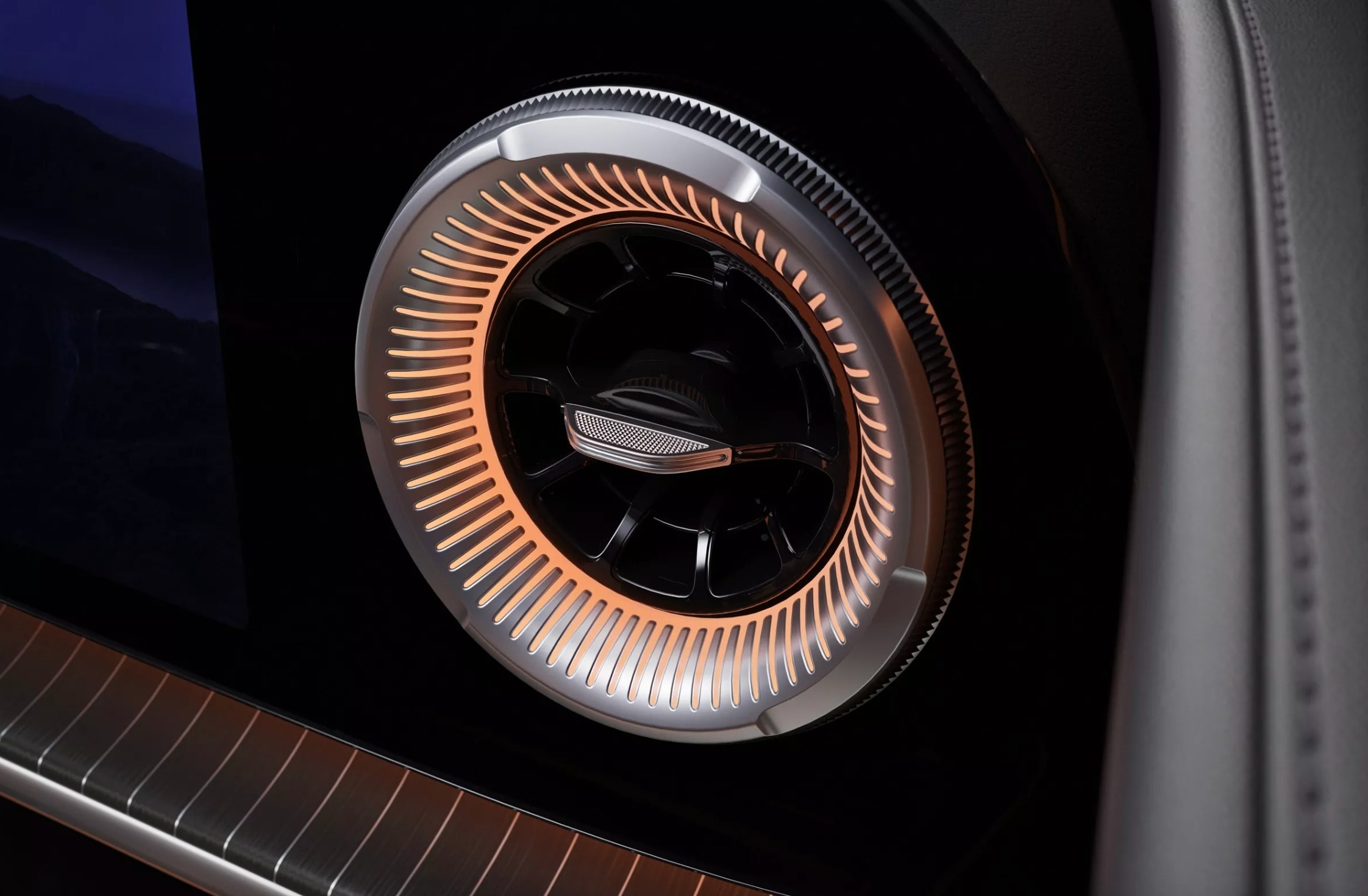 Thiết kế cửa gió điều hòa 2 bên dạng tròn - Ảnh: Mercedes-Benz