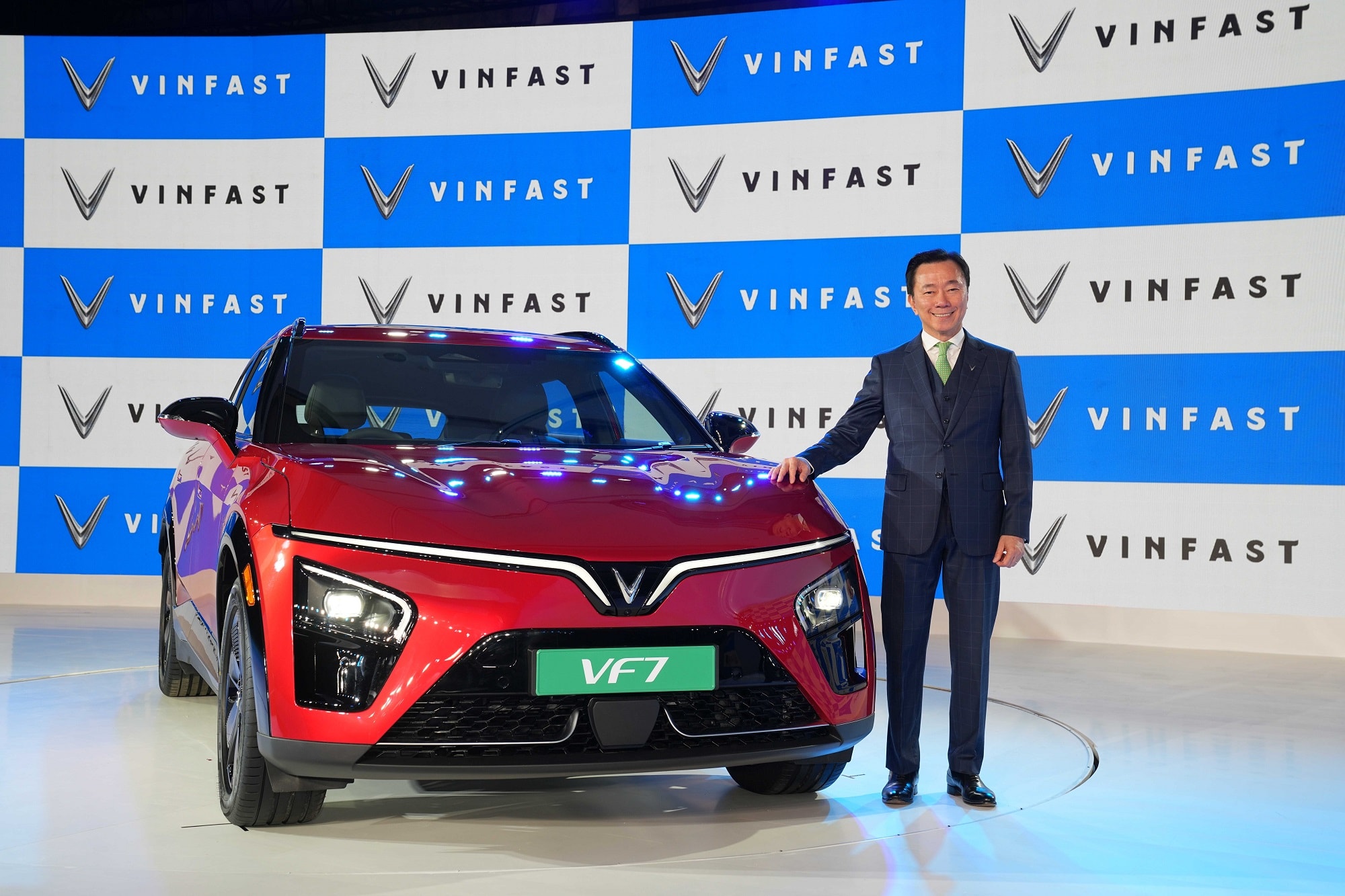 Mẫu xe VinFast VF 7 lắp ráp tại Ấn Độ - Ảnh: VF