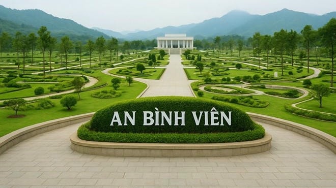 phối cảnh nghĩa trang An Bìn Viên