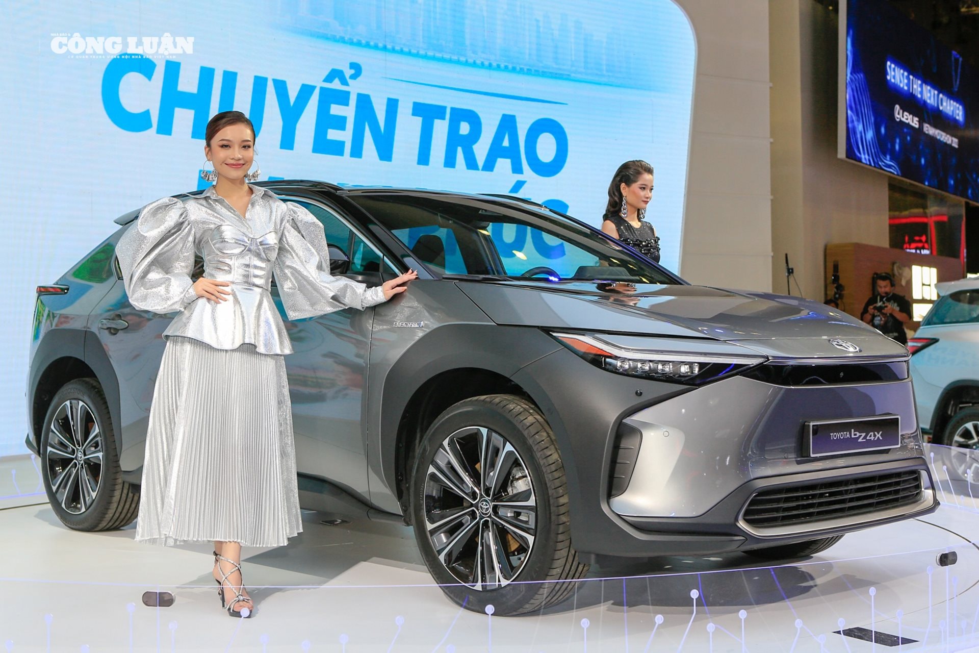 Toyota bZ4X concept từng được trưng bày tại triển lãm Vietnam Motor Show 2022.