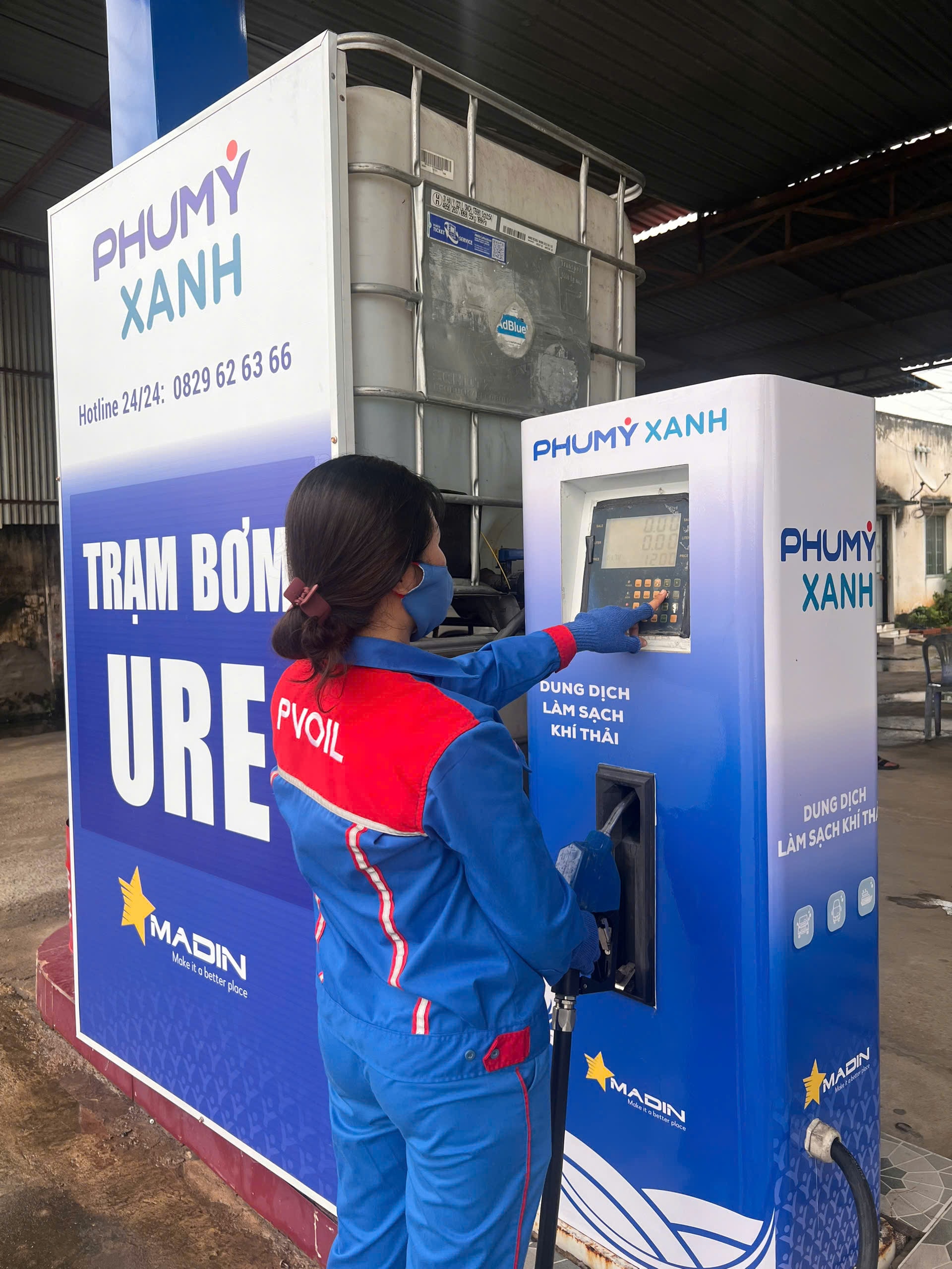 Trạm bơm Phú Mỹ xanh