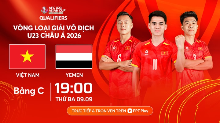 Trận đấu sẽ được trực tiếp trên nền tảng FPT Play, VTV5 và VFF Channel