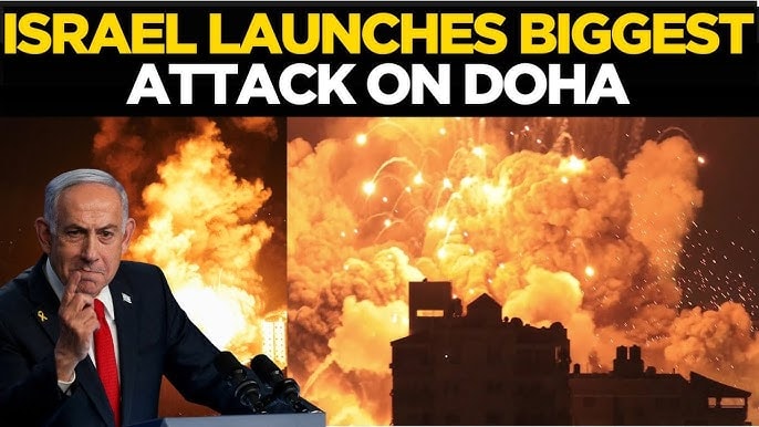 Israel tan cong Doha 1