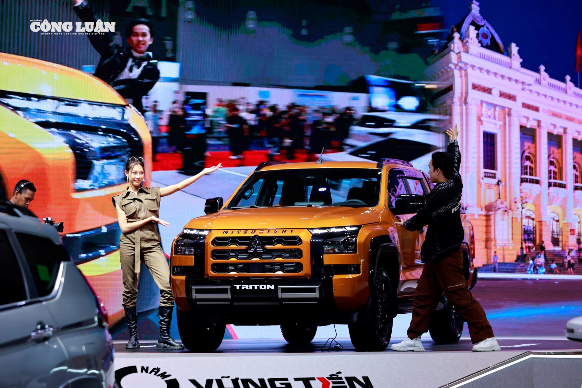 Mẫu xe bán tải Mitsubishi Triton cũng nằm trong diện giảm giá.