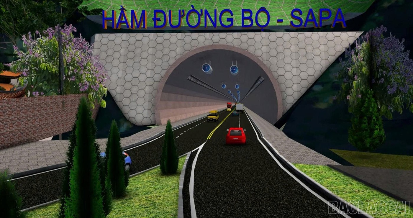 Phối cảnh hầm Sa Pa.