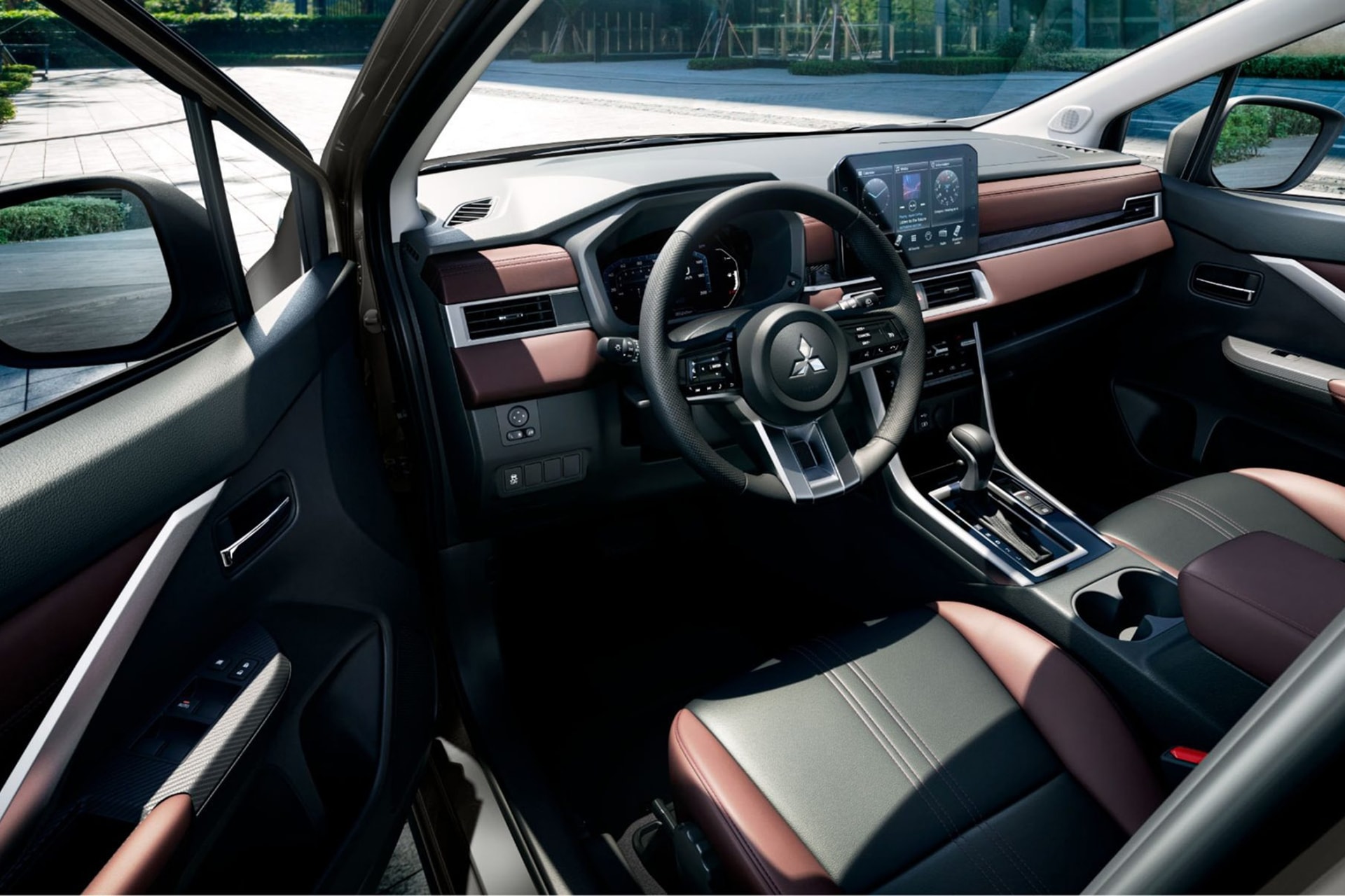 Thiết kế khoang lái phiên bản Xpander Premium 2025 - Ảnh: Mitsubishi