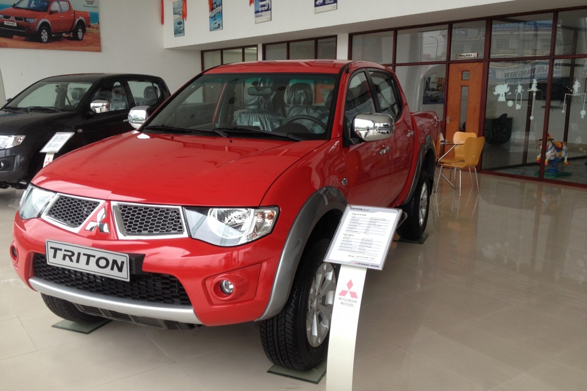 Mẫu xe bán tải Mitsubishi Triton đời 2014 - Ảnh: ĐT